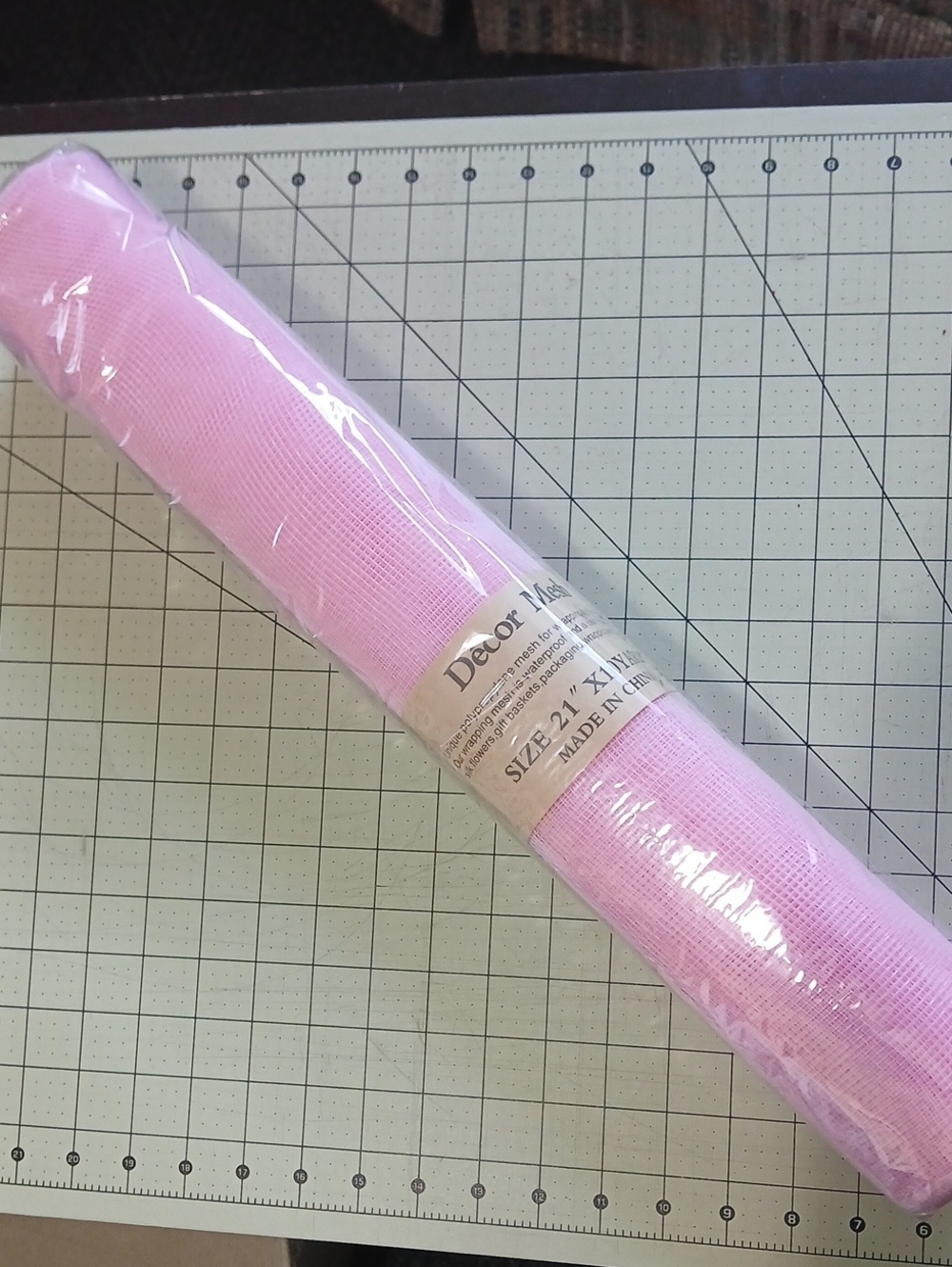 Deco Mesh - Light Pink